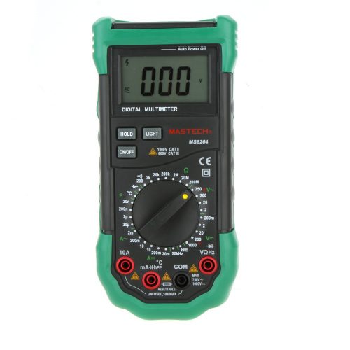 MASTECH MS8264 ハンドヘルドデジタルマルチメーター 温度 静電容量 & 周波数テスター
