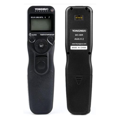 YONGNUO MC-36R 一眼レフカメラ ワイヤレス タイマーレリーズ