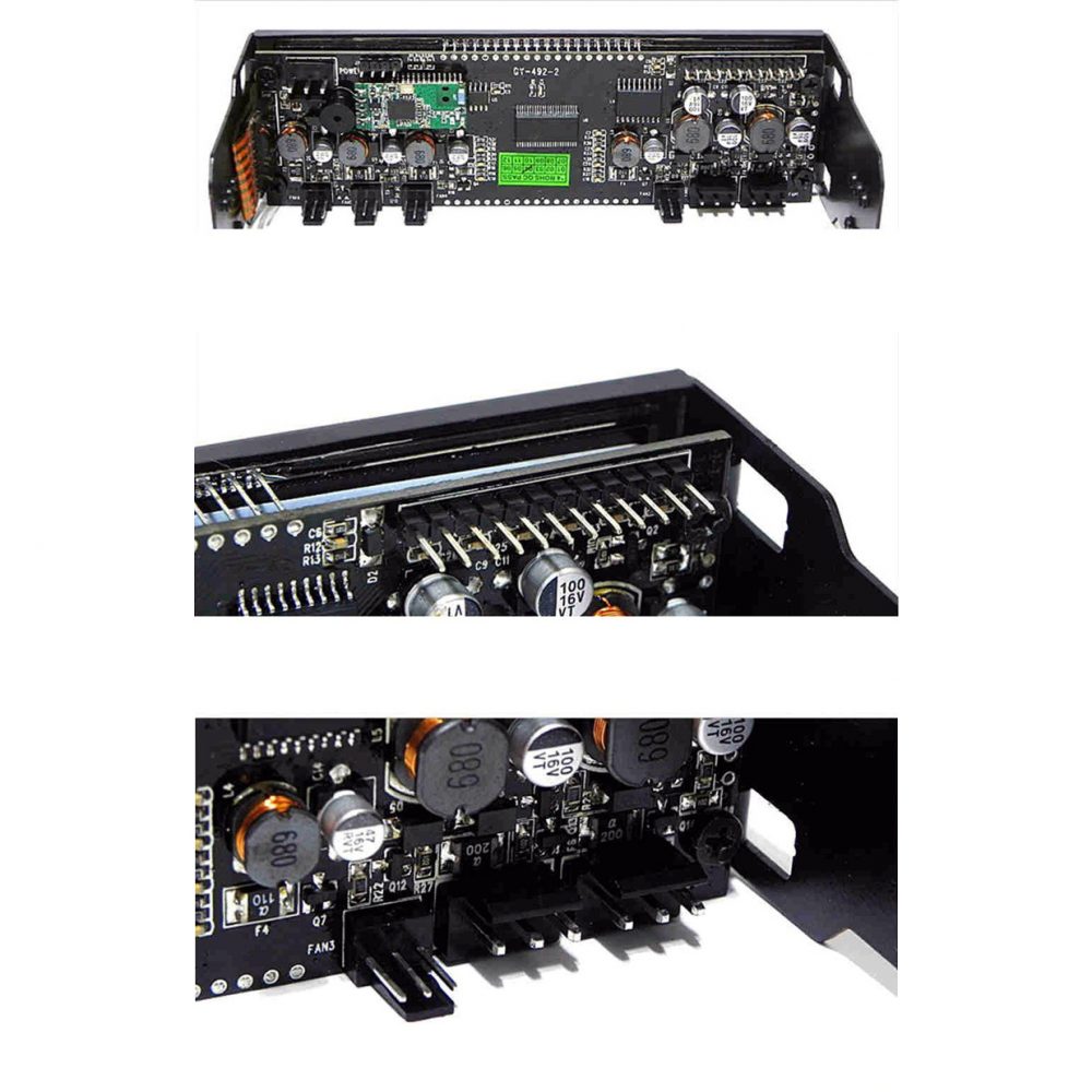 5.25インチ ベイ フロント タッチスクリーン 液晶パネル 6ファンスピードコントローラー Wi-Fi接続対応 - 画像 (14)
