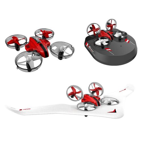3 in 1 多機能 ドローン グライダー ホバークラフト 2.4GHz