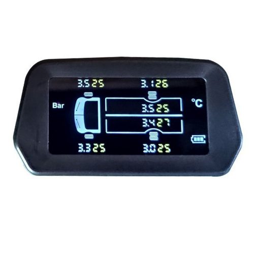 6輪トラック用 TPMS (Tire Pressure Monitoring System) ソーラーワイヤレス タイヤ 空気圧 温度 モニタリングシステム