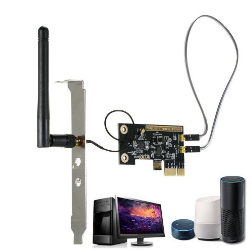 PCI-e デスクトップ PC APP リモートスイッチカード Amazon Alexa Google Home 音声コントロール IFTTT対応