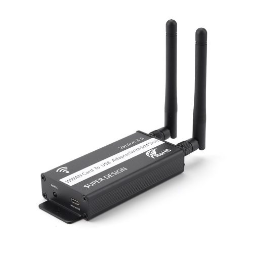 SIMカードスロット付き M.2 NGFF WWANカード → USBアダプター