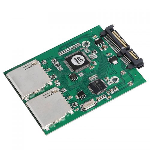 2 ポート デュアル microSD RAID → SATAコンバーター