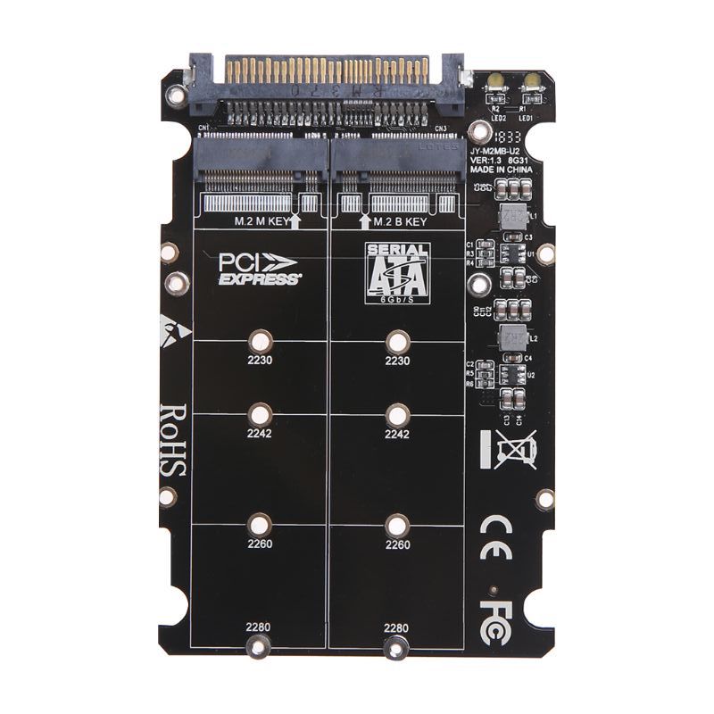 PCIE x16 → M.2 M Key NVMe インターフェースカード SSD変換