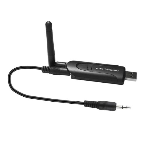 Bluetooth ワイヤレスオーディオ送信機 3.5mmオーディオケーブル接続 USB給電