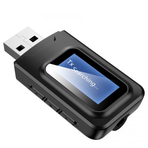 2 in 1 Bluetooth 5.0 トランスミッター & レシーバー 3.5mm AUX ステレオ