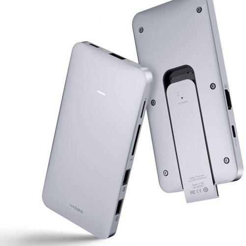 USB-C ハブ M.2 SSD HDMI SD/microSDカードリーダー ドックステーション