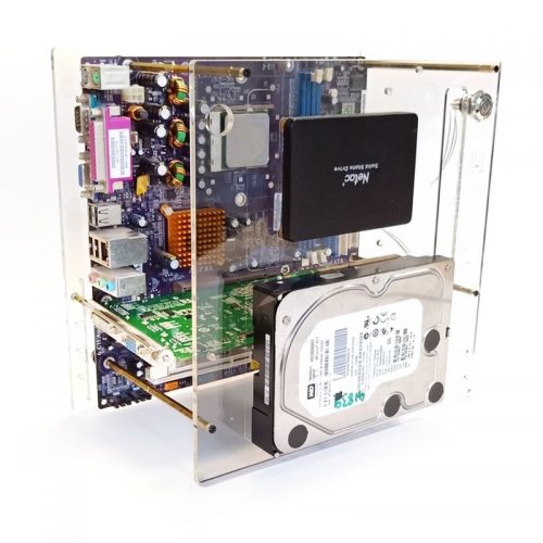 MATX ITX マザーボード対応 ユニバーサル クリアーブラケット DIY