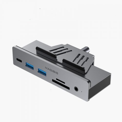7 in 1 Type-C クリップタイプデザイン USB 3.0ハブ + カードリーダー + HDMIポート