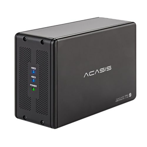RAID対応 2ドライブベイ 3.5インチ SATA USB 3.0 ハードディスクケース