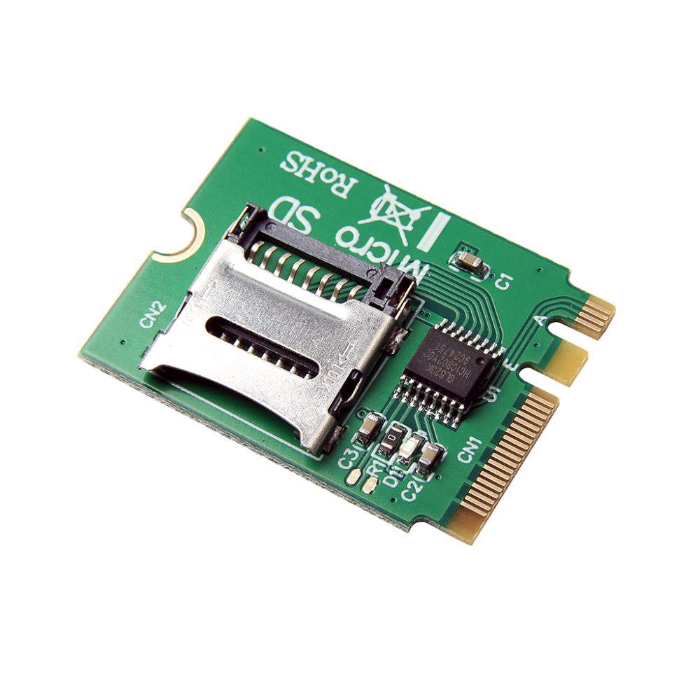 M.2 NGFF key A+E 2230 microSDカードリーダー アダプター - 画像 (3)