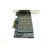 NVME M.2 SSD M Key + B Key SATA → PCI-E x4 Gen 3 アダプター - 画像 (7)