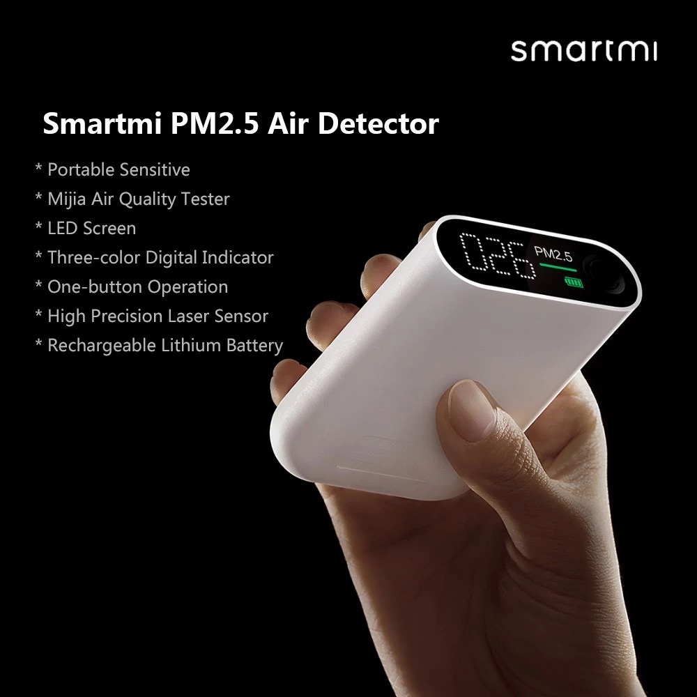 Xiaomi Smartmi ポータブル PM 2.5 エアーモニター 検出器 スマートセンサー