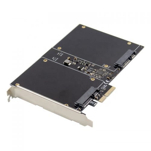 PCI-E X2 → 2.5インチ SATA 3.0 SSD ハードディスク RAIDカード