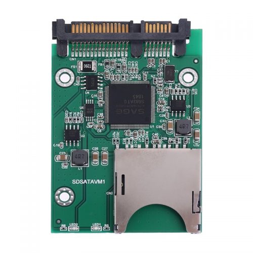 2.5インチストレージケース付き SATA SDカード変換アダプター