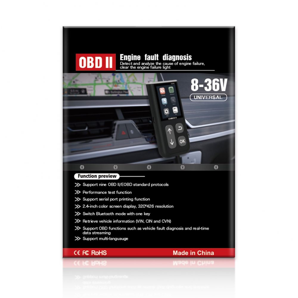 OBD2/EOBD 多機能 自動車 診断 コードリーダー テスター - 画像 (10)