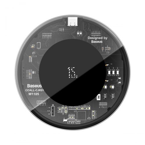 スケルトン Qi ワイヤレス充電器 15W iPhone Android スマートフォン