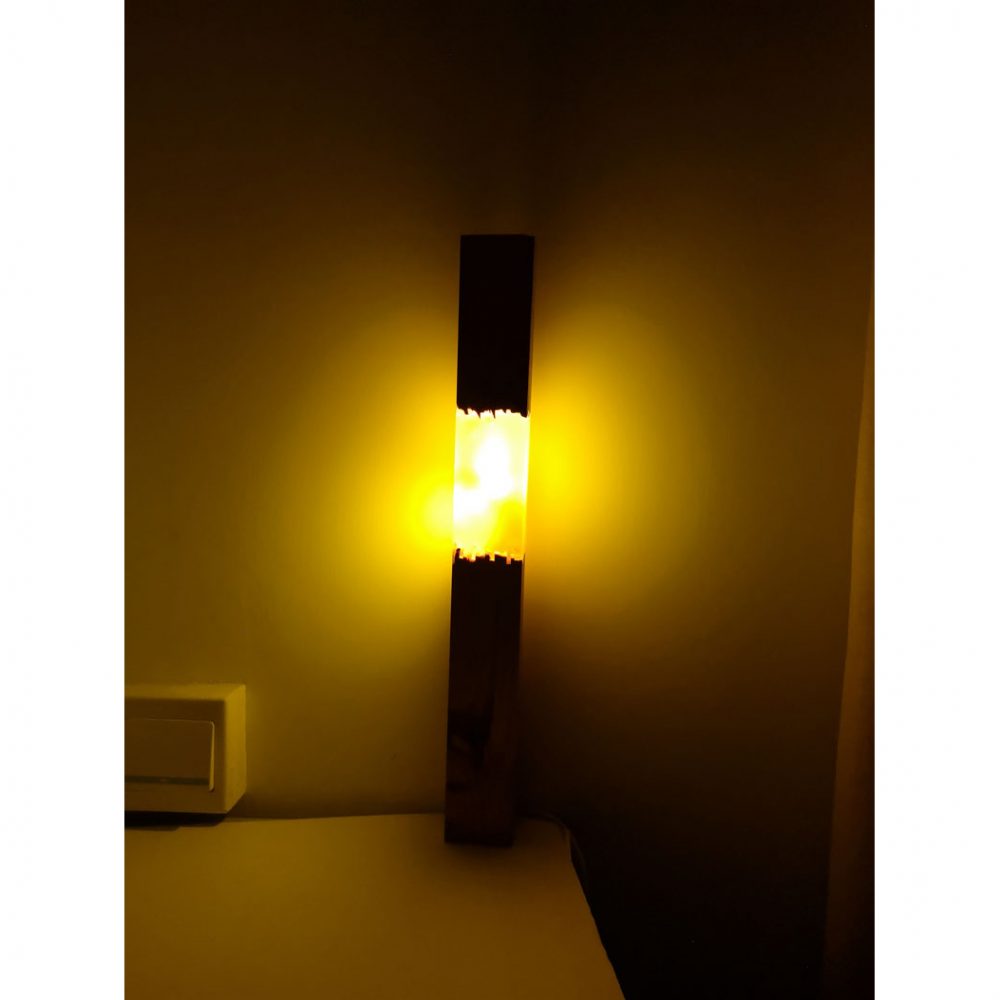 ウッド+レジン製  コリドール ウオール LEDライト - 画像 (5)