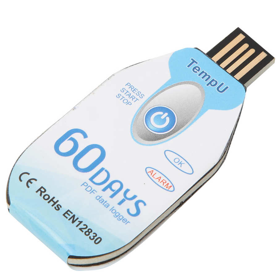 60日 10000ポイント 使い捨て USB 温度データロガー PDFレポート - Disk House