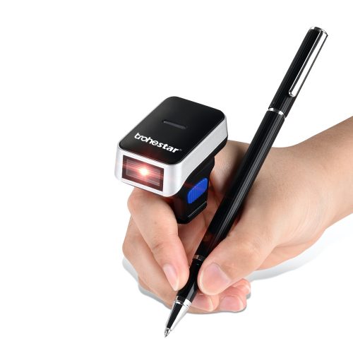 Bluetoothワイヤレス 1次元 2次元 QR フィンガー バーコードリーダー