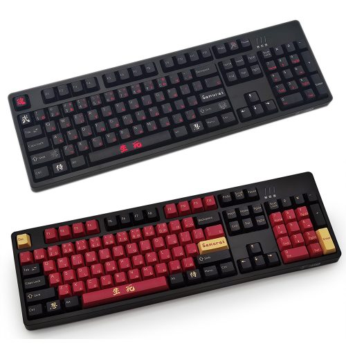 117キー DYE-SUB OEMプロファイル日本語 かな キーキャップ Cherry MX スイッチ メカニカルキーボード対応