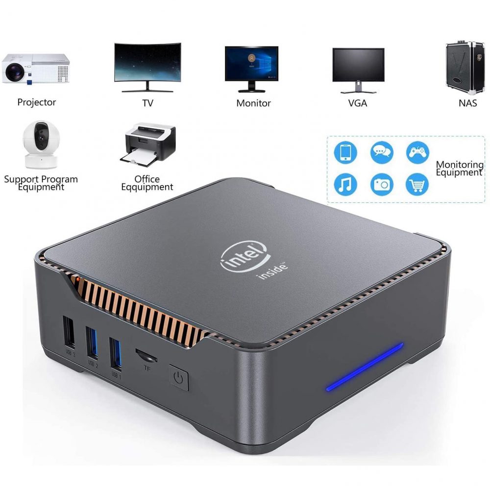 Windows 10 Pro コンパクト デスクトップ PC Intel Celeron J4125 - 画像 (5)