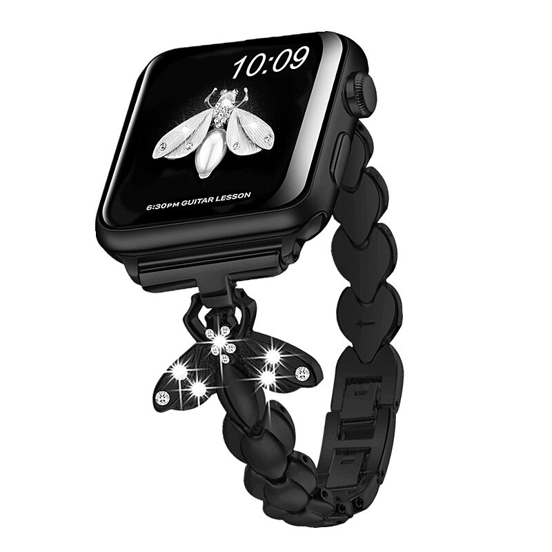 Apple Watch Beeデザイン レディース ダイヤモンド ブレスレット ウォッチバンド