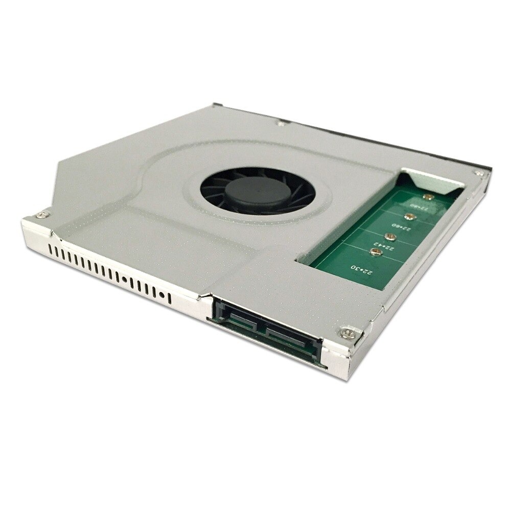 ノートパソコン 9.5mm SATA3 DVD/CD-ROMオプティカルベイキャディーM.2 B-key NGFF SSDケース