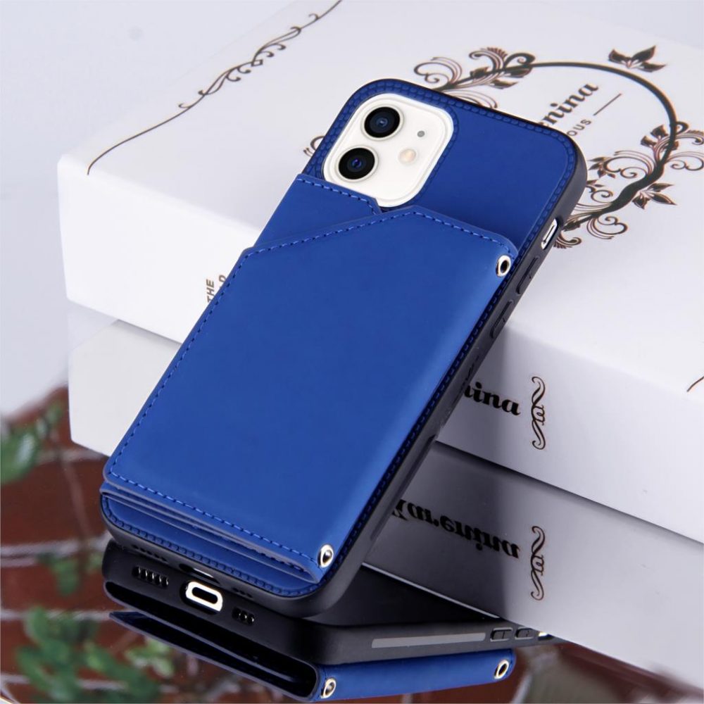 PU レザー iPhone 13 12 11 X 8 7 SE2 カード スロット ウォレットカバー - 画像 (17)