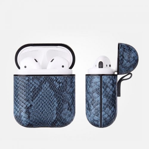 パイソンデザイン PUレザー Apple Airpods 1 2 3 Pro保護ケース
