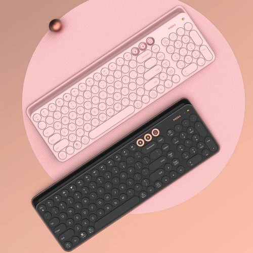 104キー 2.4GHz Bluetooth デュアルモード マルチシステム ワイヤレスキーボード