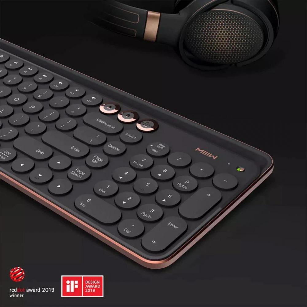 104キー 2.4GHz Bluetooth デュアルモード マルチシステム ワイヤレスキーボード - 画像 (3)