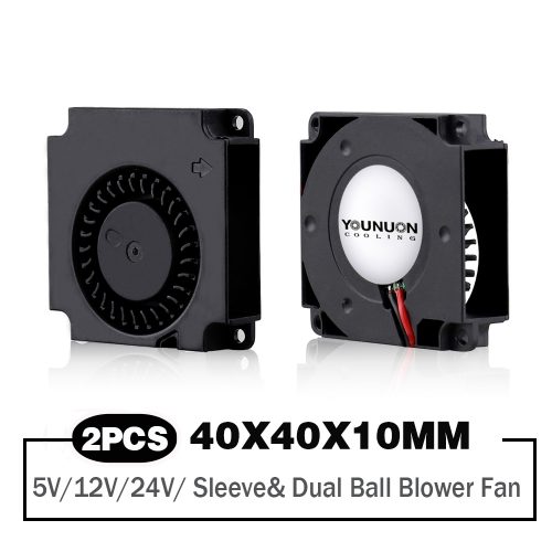 4010 ターボ 冷却ファン DC 5V 12V 24V 40x40x10mm 3Dプリンター PC対応