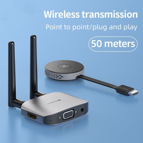 ワイヤレス HDMI ビデオ 送信機 & 受信機 延長機 ディスプレイアダプター