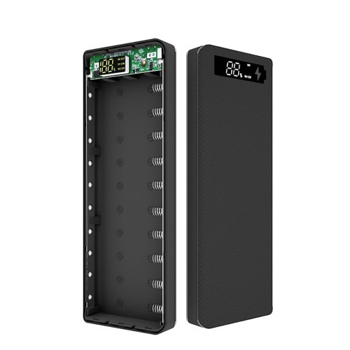 18650 リチウム電池 モバイルバッテリー デュアル USB 充電器 QC 3.0 PD対応