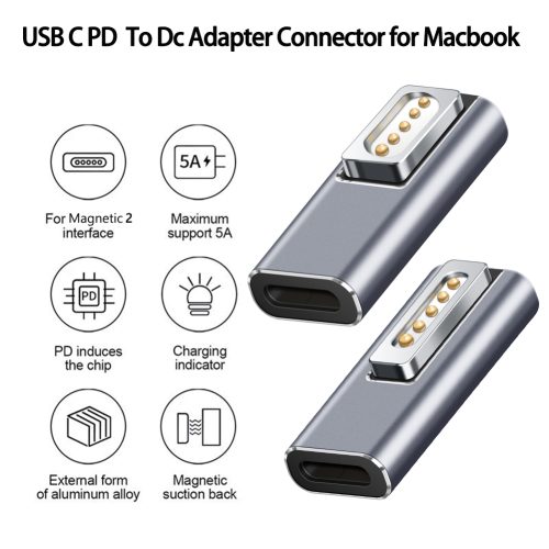 MacBook Air/ Pro USB Type-C MagSafe PD充電アダプター