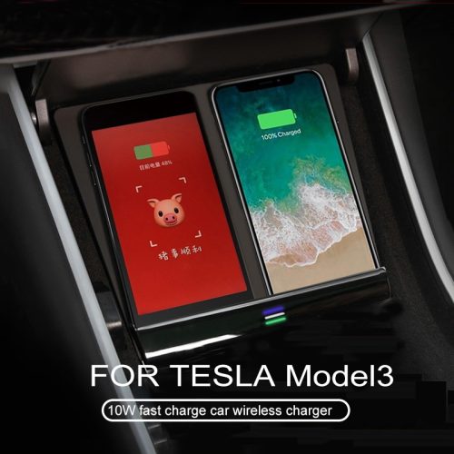 Tesla model 3 2019-2020 10W センターコンソール ワイヤレス デュアル 急速充電ボード