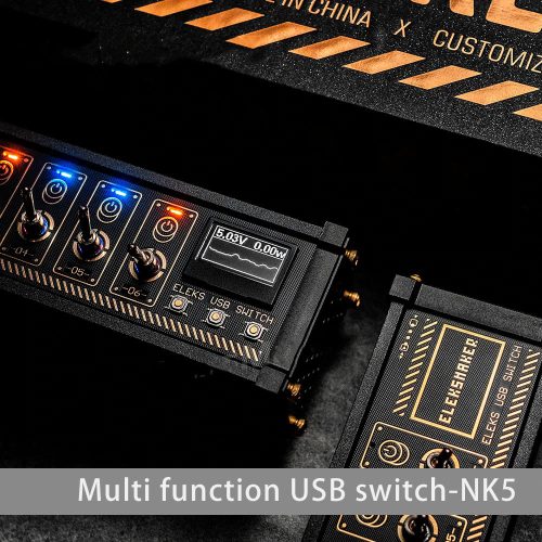 レトロデザイン USBハブ 独立トグルスイッチコントローラー