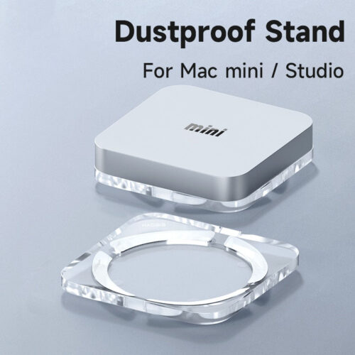 透明アクリル デスクトップ放熱防塵ベース Mac Mini & Mac Studio対応