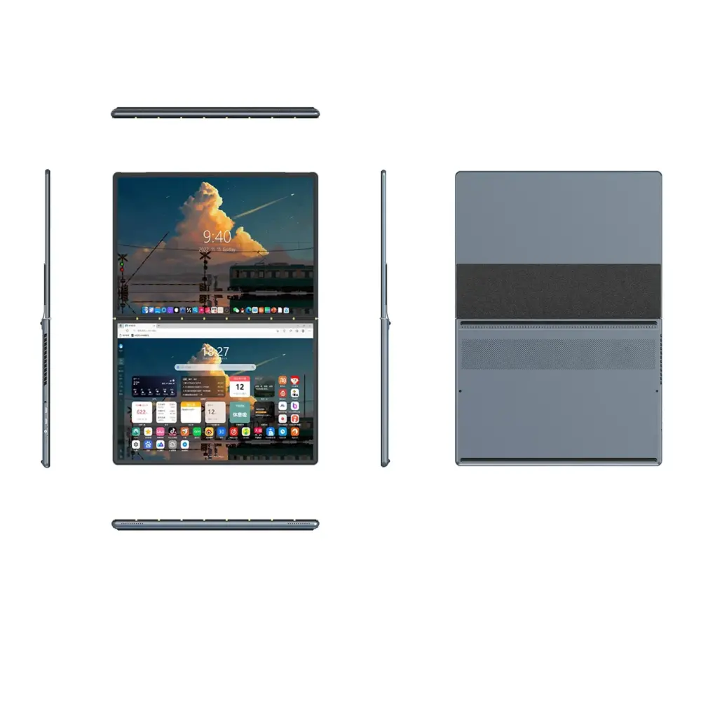 PC & Table 2 in 1 デュアルスクリーン Windows 11 ノートパソコン Intel Alder Lake-N100  DDR5 16GB 512GB SSD - 画像 (5)