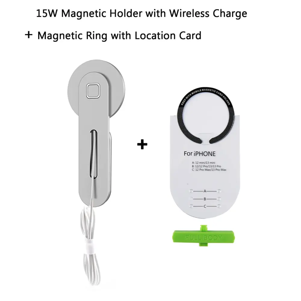 iPhone用 15W マグネットワイヤレス充電 スクリーンスタンド - 画像 (8)