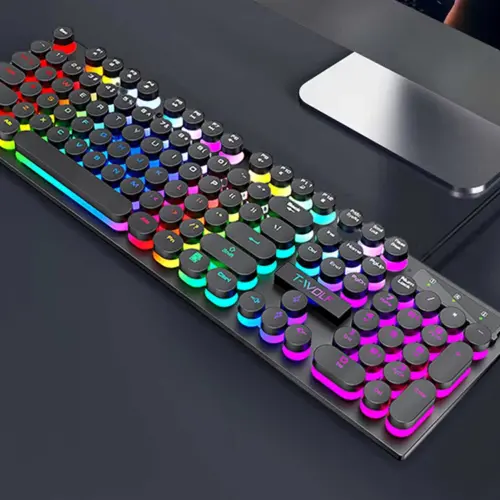 メカニカルフィーリング 104キー USBイルミネーションキーボード