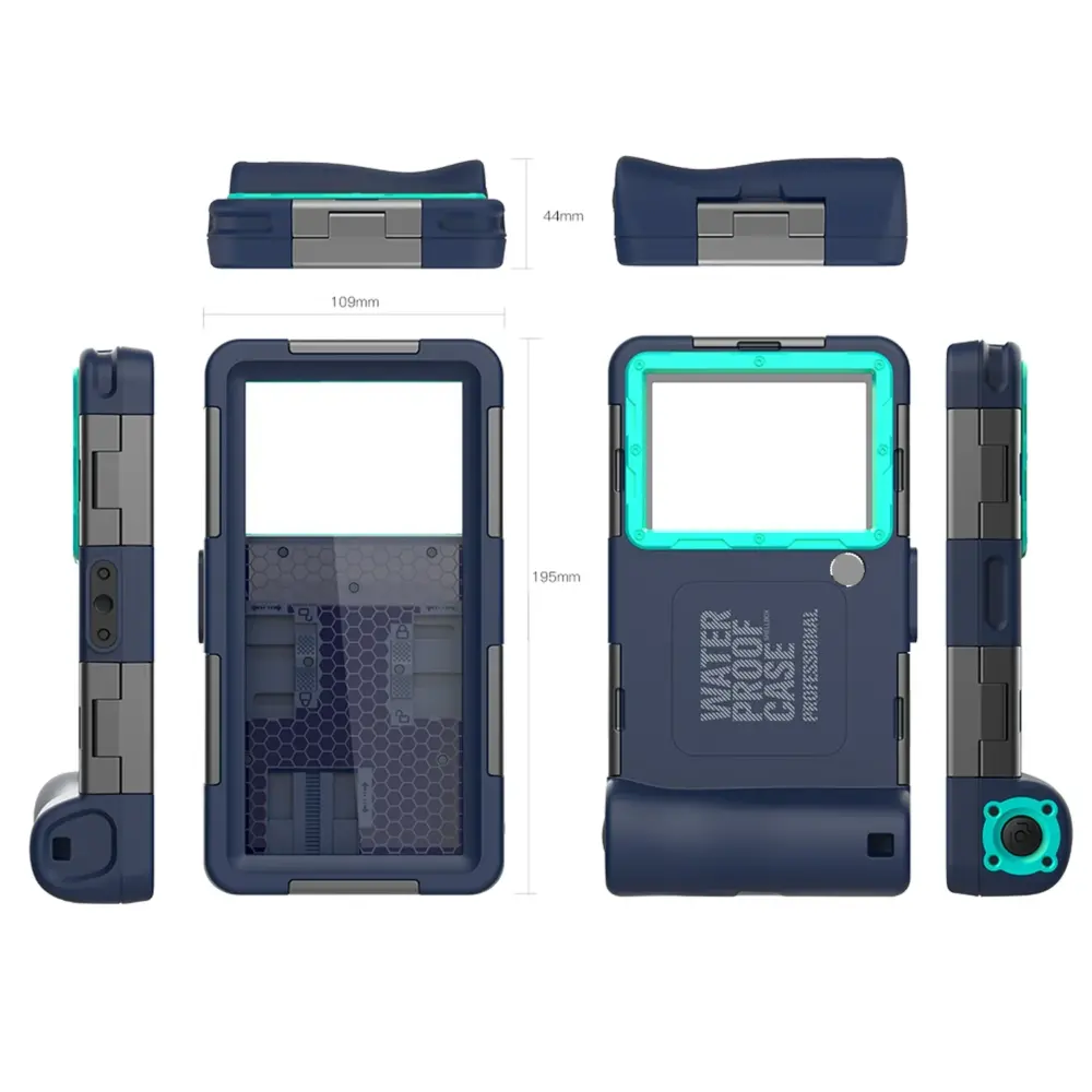 IP68 15m プロフェッショナル ダイビング スイミング 防水 スマートフォンケース - 画像 (14)