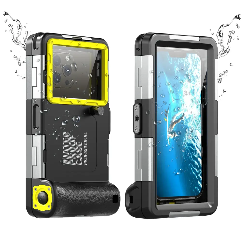 IP68 15m プロフェッショナル ダイビング スイミング 防水 スマートフォンケース