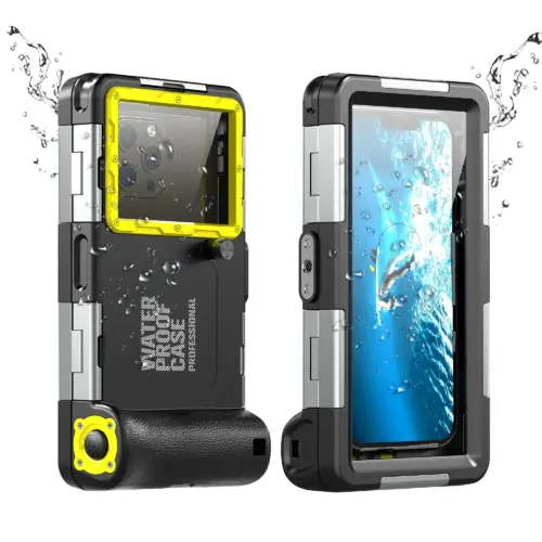 IP68 15m プロフェッショナル ダイビング スイミング 防水 スマートフォンケース