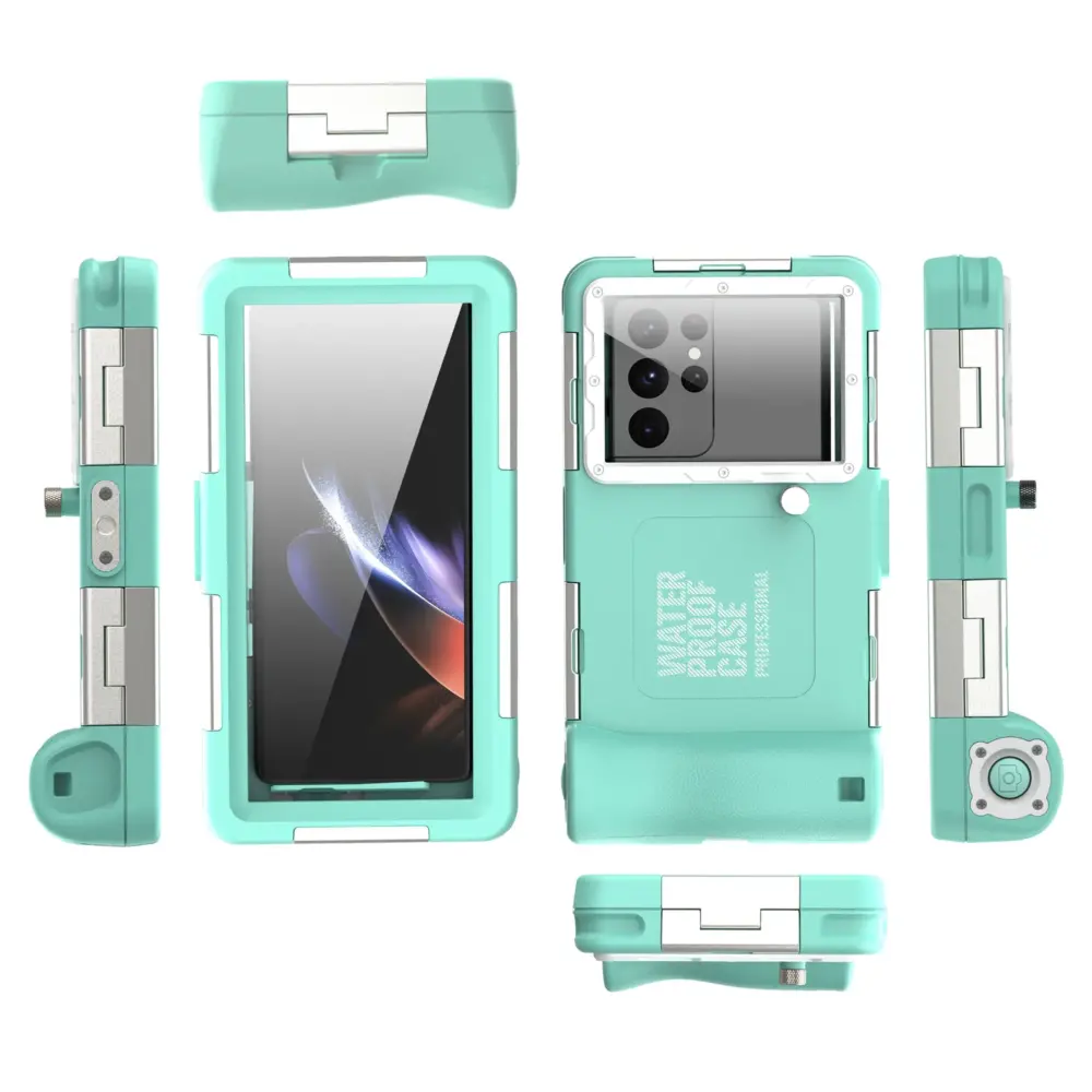 IP68 15m プロフェッショナル ダイビング スイミング 防水 スマートフォンケース - 画像 (11)