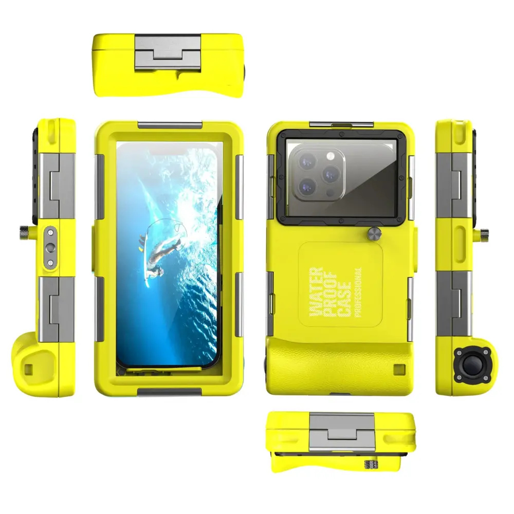 IP68 15m プロフェッショナル ダイビング スイミング 防水 スマートフォンケース - 画像 (3)
