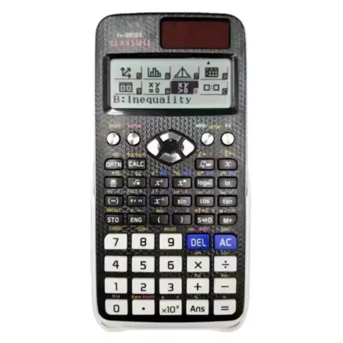 ソーラーデュアル電源 関数電卓 696ファンクション