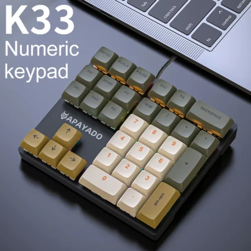 ミニ 33キー テンキー キーボード USB Type-C